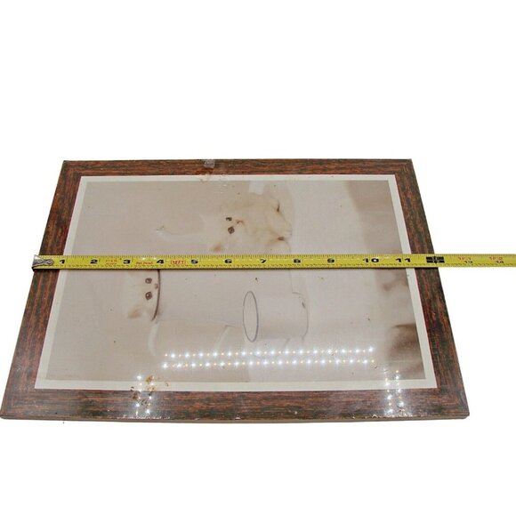 Vintage Kittens and Coffee Picture Wall Hanging 9x12" Sealed Never Used Cat Deco - Picture 10 of 11